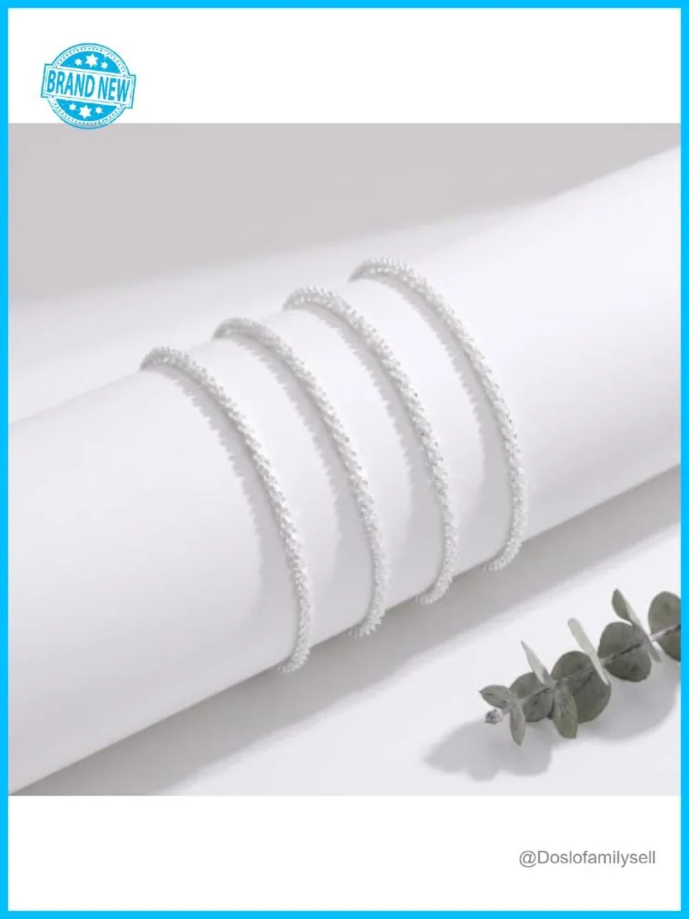 925 Sterling Silver Diamond Cut Link Bracelet 2.5mm Sparkly Bracelet for Women